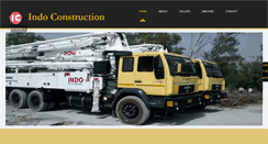 Desktop Screenshot of indo-construction.com